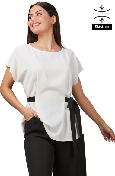 BLUSA DA DONNA CON FIOCCO ZULLA
