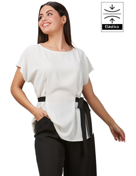 BLUSA DA DONNA CON FIOCCO ZULLA