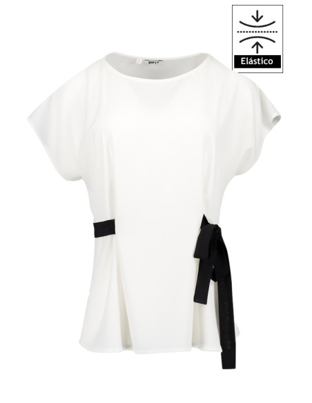 BLUSA DA DONNA CON FIOCCO ZULLA