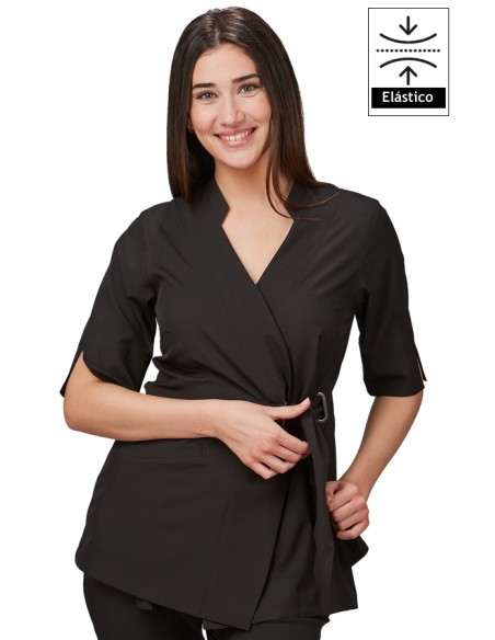 BLUSA CRUZADA MUJER BUGULA