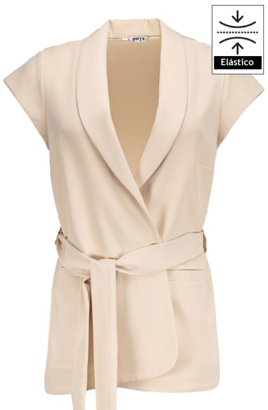 CHAQUETA MUJER CUELLO SMOKING MELI