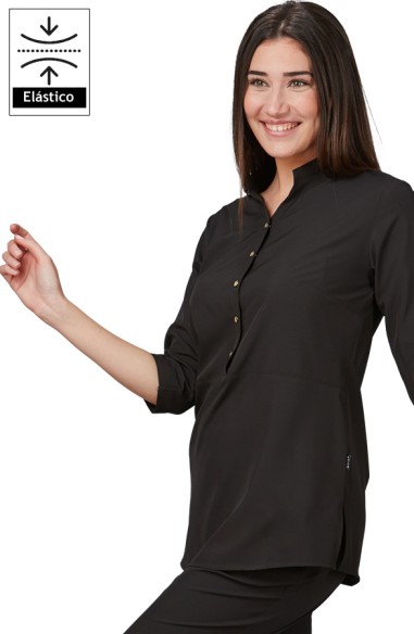 BLUSA MUJER CUELLO MAO VINCA