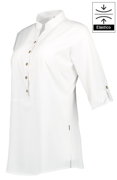 BLUSA MUJER CUELLO MAO VINCA