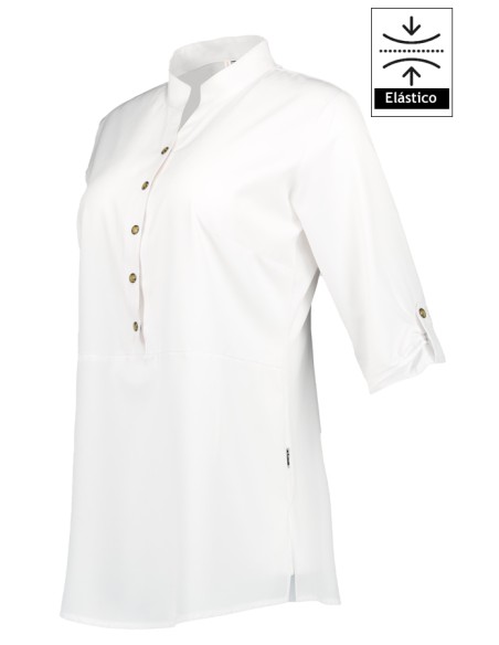 BLUSA MUJER CUELLO MAO VINCA
