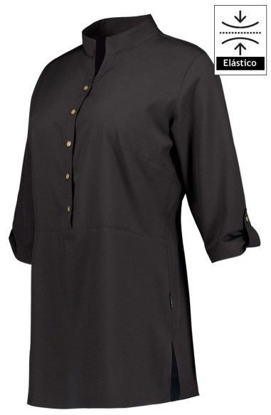 BLUSA MUJER CUELLO MAO VINCA