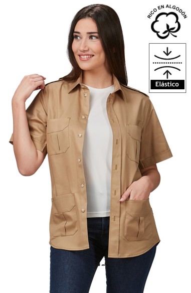 CAMISA UNISEX 4 BOLSILLOS ACIRON