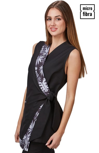 BLUSA MICROFIBRA CUELLO SMOKING FICUS
