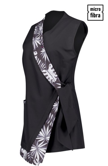 BLUSA MICROFIBRA COLLO FUMATORI FICUS