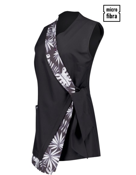 BLUSA MICROFIBRA COLLO FUMATORI FICUS