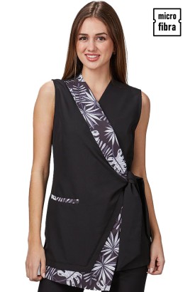 BLUSA MICROFIBRA CUELLO SMOKING FICUS
