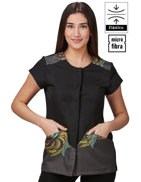 BLUSA MICROFIBRA DONNA ALAMO