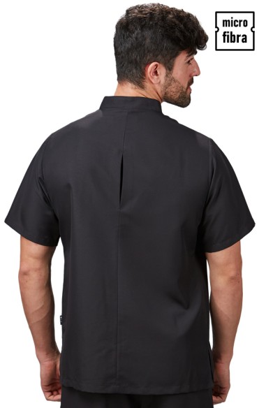 CASACA M/C CORCHETES MICROFIBRA HOMBRE