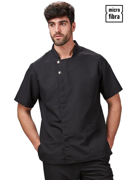 CASACA M/C CORCHETES MICROFIBRA HOMBRE