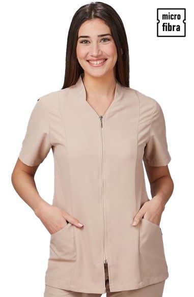 CASACA MICROFIBRA CREMALLERA MUJER