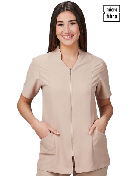 GIACCA MICROFIBRA CERNIERA DONNA