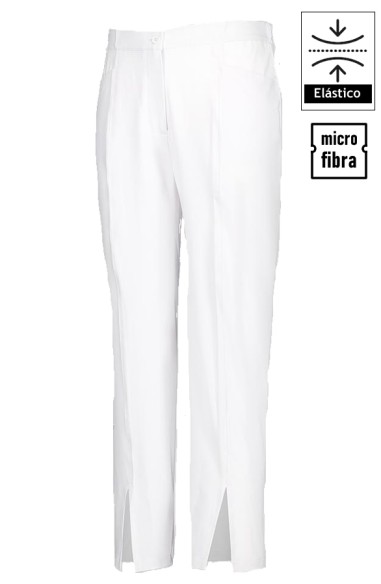 PANTALON MUJER ABERTURA CENTRAL EN BAJO