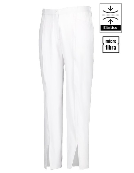 PANTALONE DONNA CON APERTURA CENTRALE IN BASSO