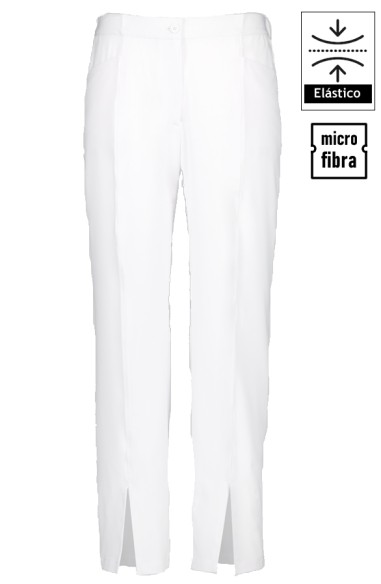 PANTALON MUJER ABERTURA CENTRAL EN BAJO