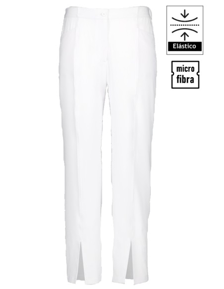 PANTALONE DONNA CON APERTURA CENTRALE IN BASSO