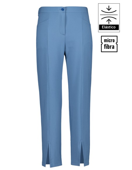 PANTALON MUJER ABERTURA CENTRAL EN BAJO