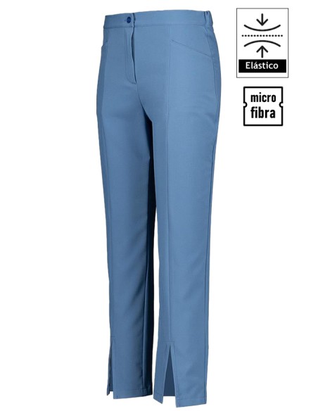 PANTALON MUJER ABERTURA CENTRAL EN BAJO