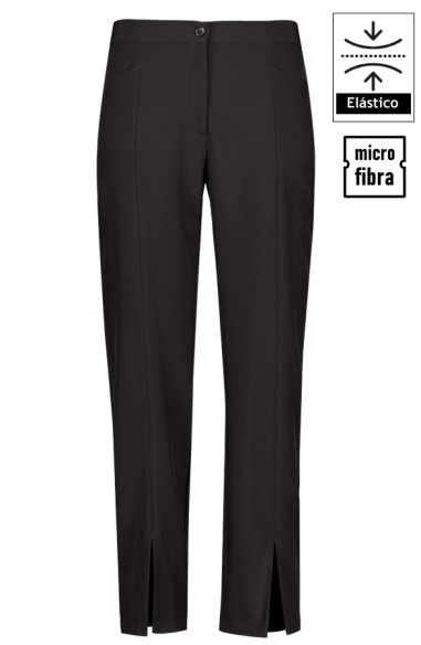 PANTALON MUJER ABERTURA CENTRAL EN BAJO