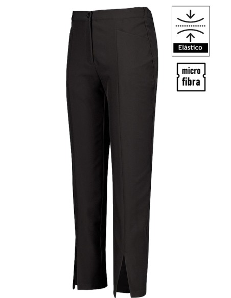 PANTALONE DONNA CON APERTURA CENTRALE IN BASSO
