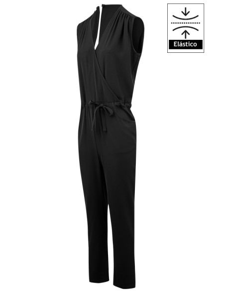 TUTA DA DONNA IN MAGLIA CREPE INCROCIATO