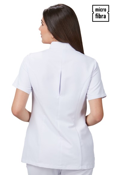 CASACA M/C CORCHETES MICROFIBRA MUJER