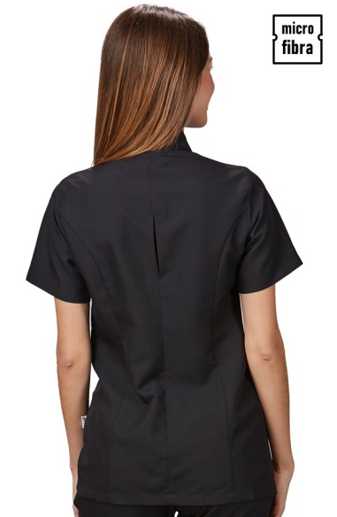 CASACA M/C CORCHETES MICROFIBRA MUJER