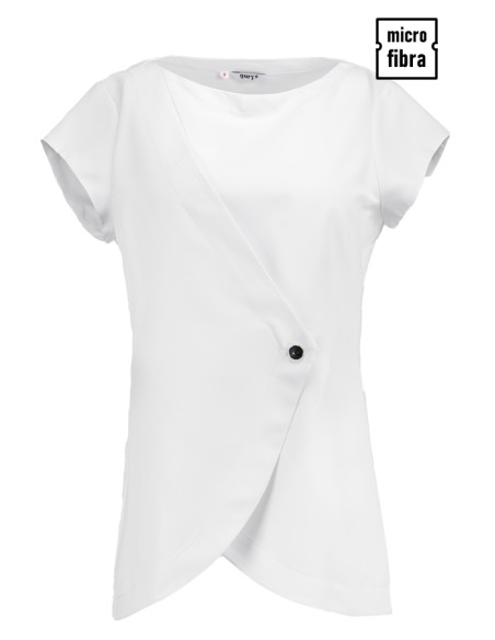 BLUSA MICROFIBRA CRUZADA BOTÓN