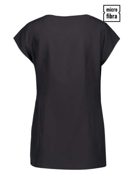 BLUSA MICROFIBRA CRUZADA BOTÓN