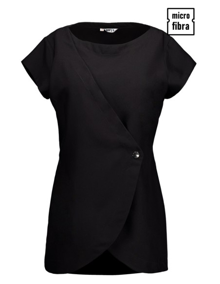 BLUSA MICROFIBRA CRUZADA BOTÓN