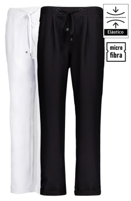 PANTALONE DONNA ORLO RISVOLTO