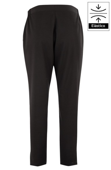 PANTALON TOBILLERO MUJER GOMA COSTADOS