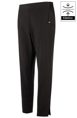PANTALON TOBILLERO MUJER GOMA COSTADOS 2