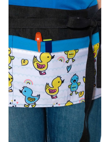 DELANTAL MAESTRA PATITOS