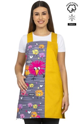 PICHI MAESTRA DENIM PAJARITOS