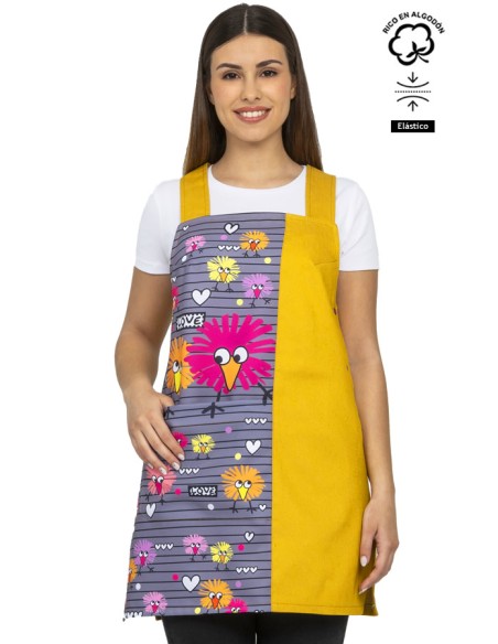 PICHI MAESTRA DENIM PAJARITOS
