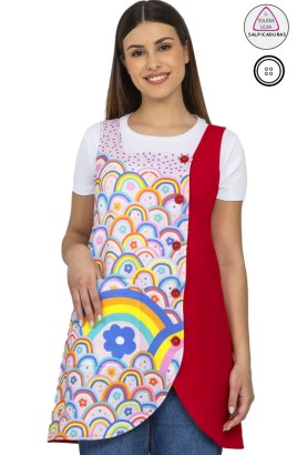 VESTITO MAESTRA ARCOBALENO...