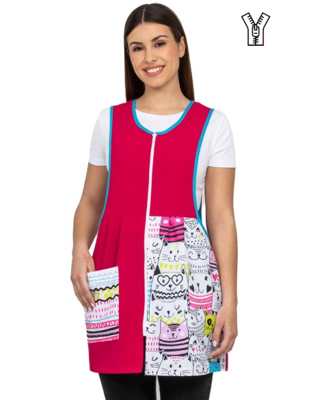 VESTITO MAESTRA GATTINI FUCSIA