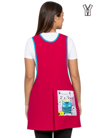 VESTITO MAESTRA GATTINI FUCSIA