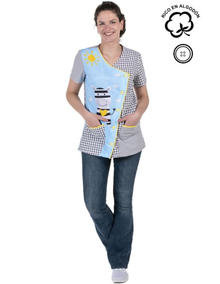 CAMICE MANICA CORTA ZEBRA