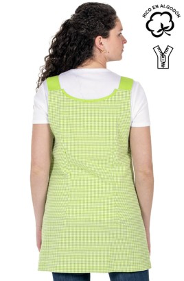 VESTITO VICHY PISTACCHIO 2