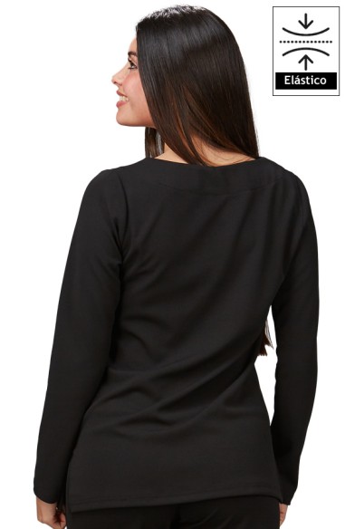 CAMICIA DONNA IN MAGLIA CREPE ROBINIA