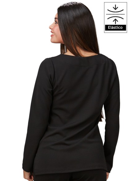 CAMICIA DONNA IN MAGLIA CREPE ROBINIA