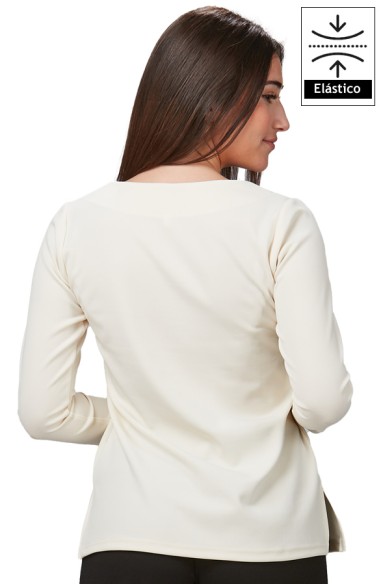 CAMISETA MUJER PUNTO CREPÉ ROBINIA