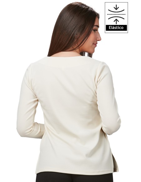 CAMICIA DONNA IN MAGLIA CREPE ROBINIA