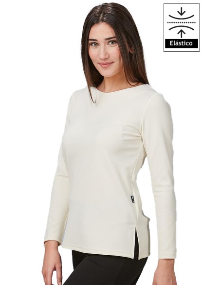 CAMISETA MUJER PUNTO CREPÉ ROBINIA