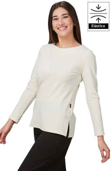 CAMISETA MUJER PUNTO CREPÉ ROBINIA
